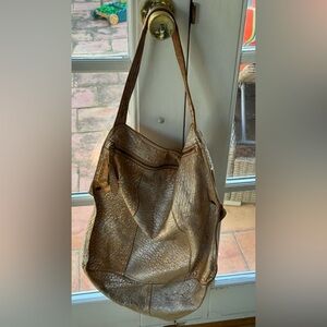 Chic Brown Leather Shoulder Bag